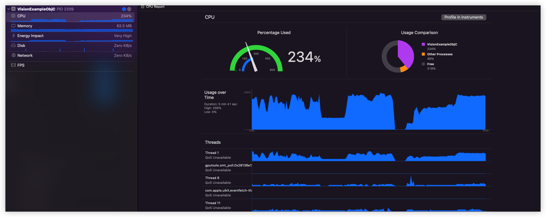 [Optimization] Text recognition cause High CPU usage overtime · Issue ...