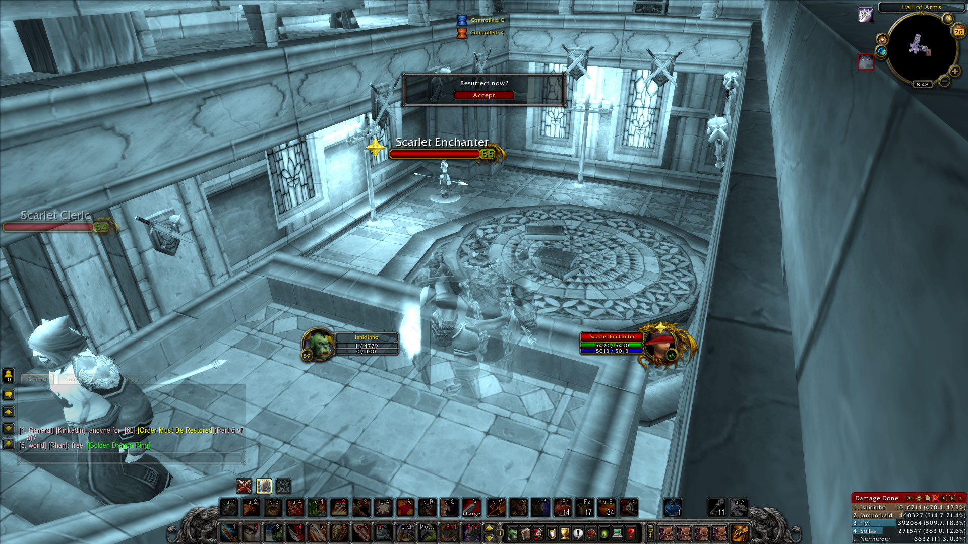 NPCs in Tyr's Hand aggro through walls · Issue #8642 · azerothcore ...
