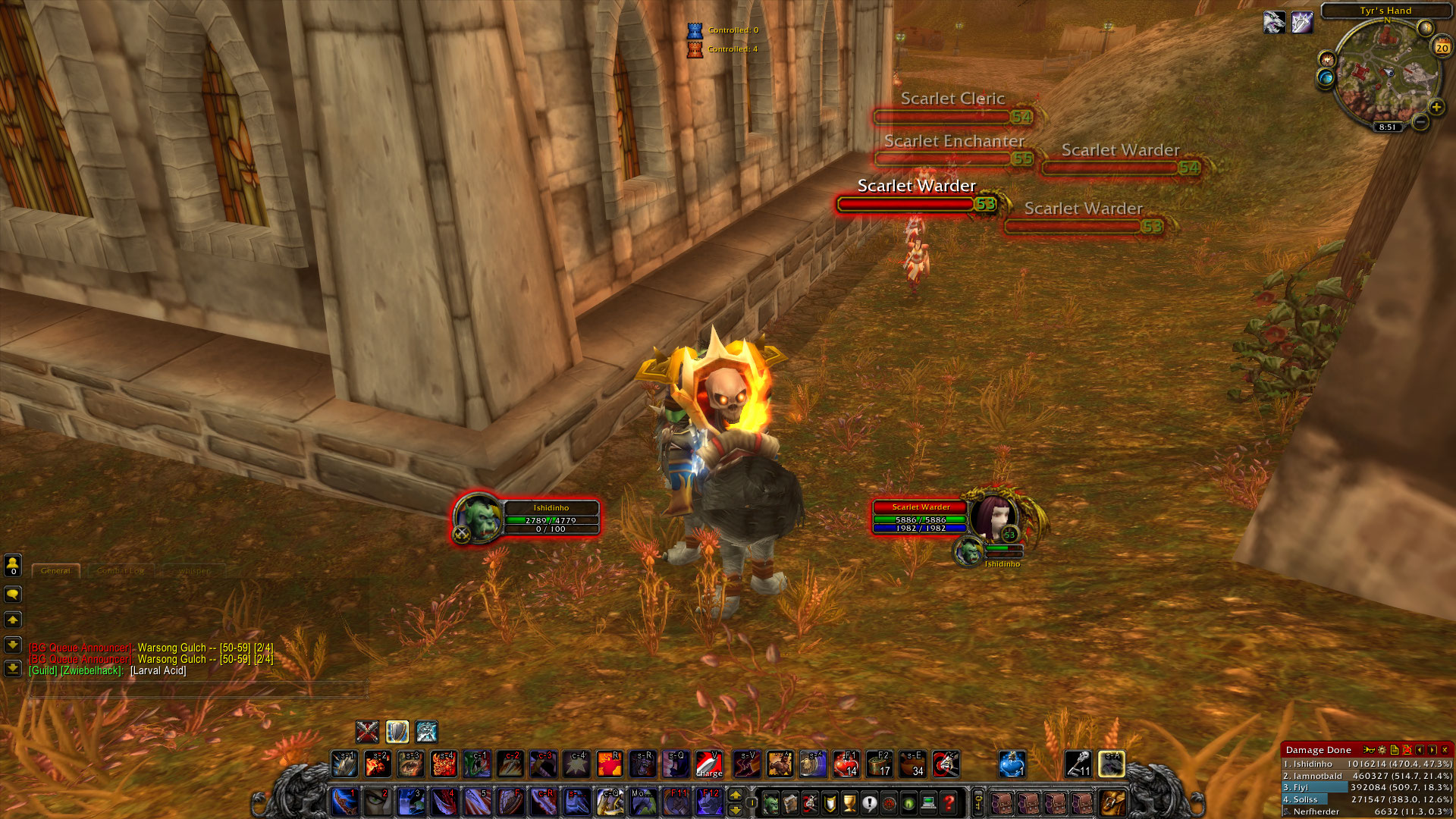 NPCs in Tyr's Hand aggro through walls · Issue #8642 · azerothcore ...