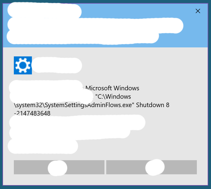 Regression: Shutdown button have no effect when two sessions