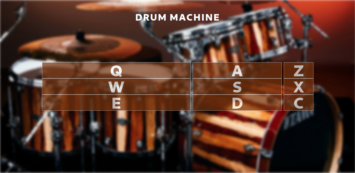 GitHub milanm98/DrumMachine React + Tailwind Drum Machine