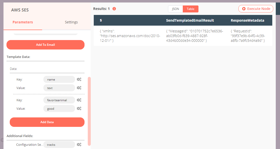 Send Template via Amazon SES Node · Issue #1060 · n8n-io/n8n · GitHub