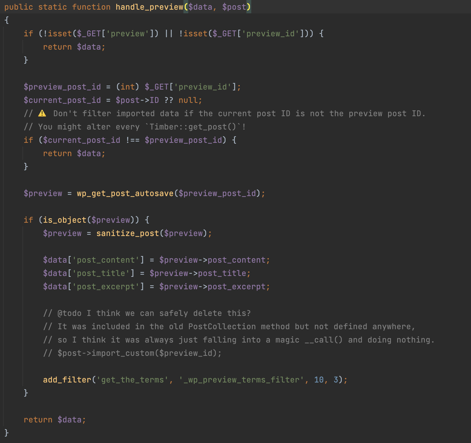 [BUG] Fatal Error when previewing posts with PHP 8.1 · Issue #2721 ...