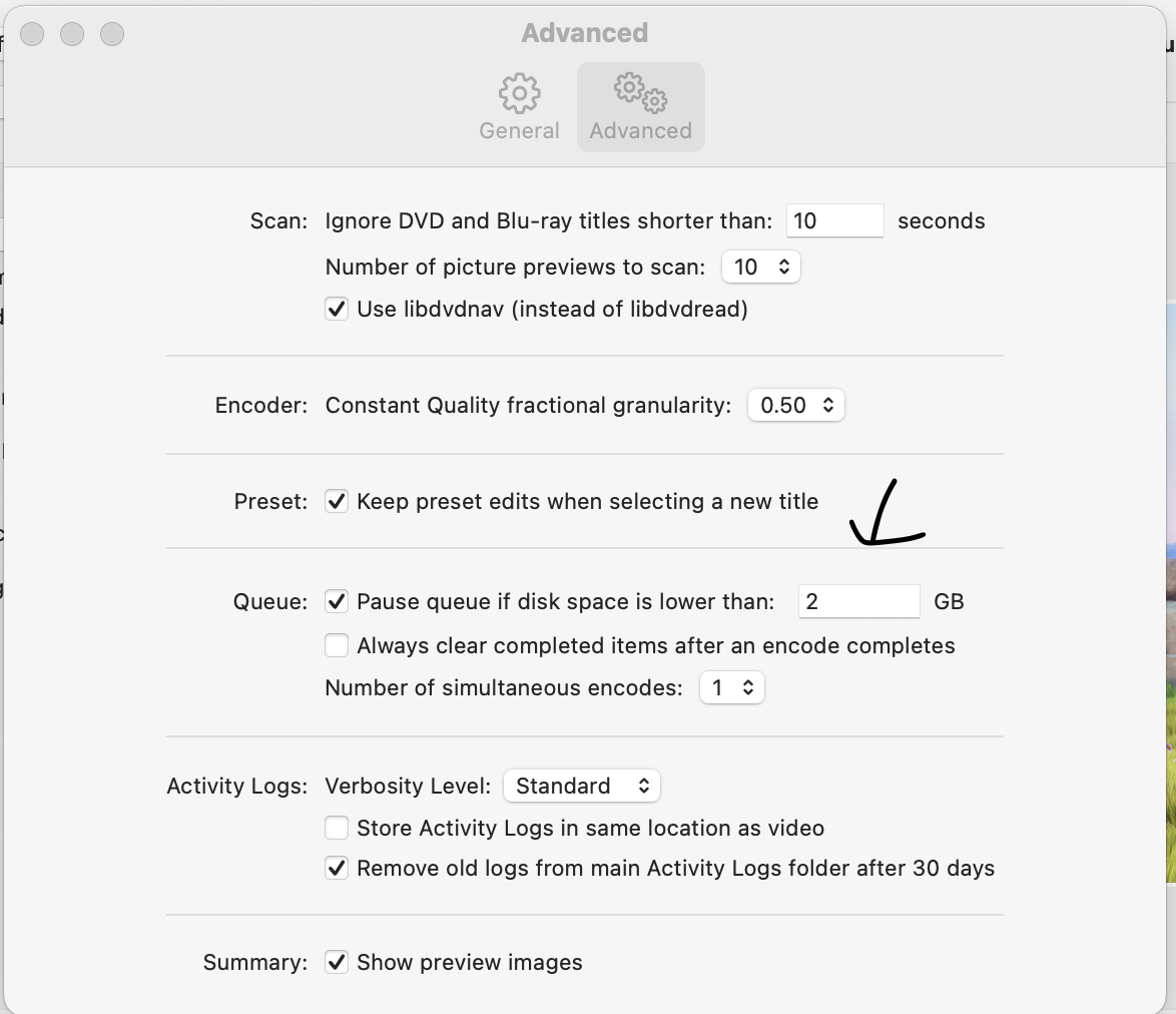 Low disk space warning halts queue unnecessarily with plenty of disk
