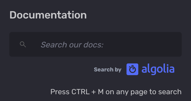 Remove Algolia branding from homepage search bar · Issue #2673 ...