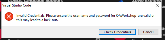 Correct Credentials Causing Invalid Credential Error Popup · Issue ...