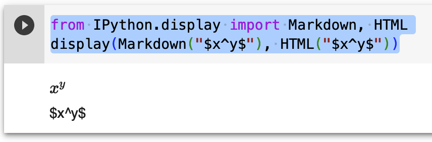 LaTeX code not rendered in HTML outputs · Issue #3941 · googlecolab ...