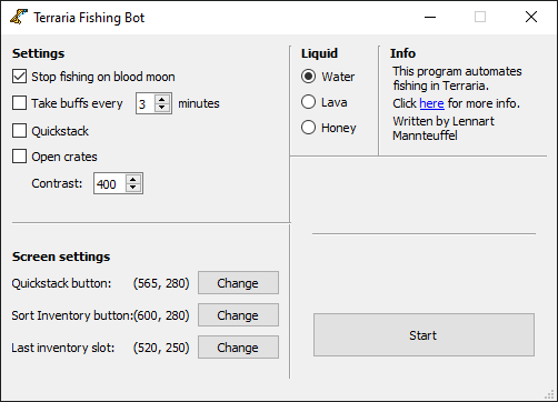 GitHub - yy4n/Terraria-Fishing-Bot: This bot automates the task of ...