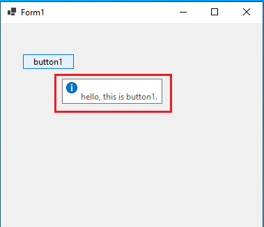 The text and icon of tooltip are not displayed on the same horizontal ...