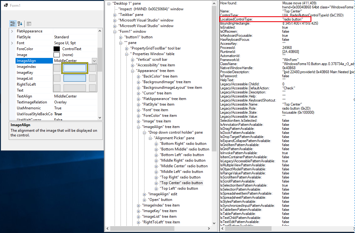 [Accessibility] The LocalizedControlType of ImageAlign/TextAlign/Anchor