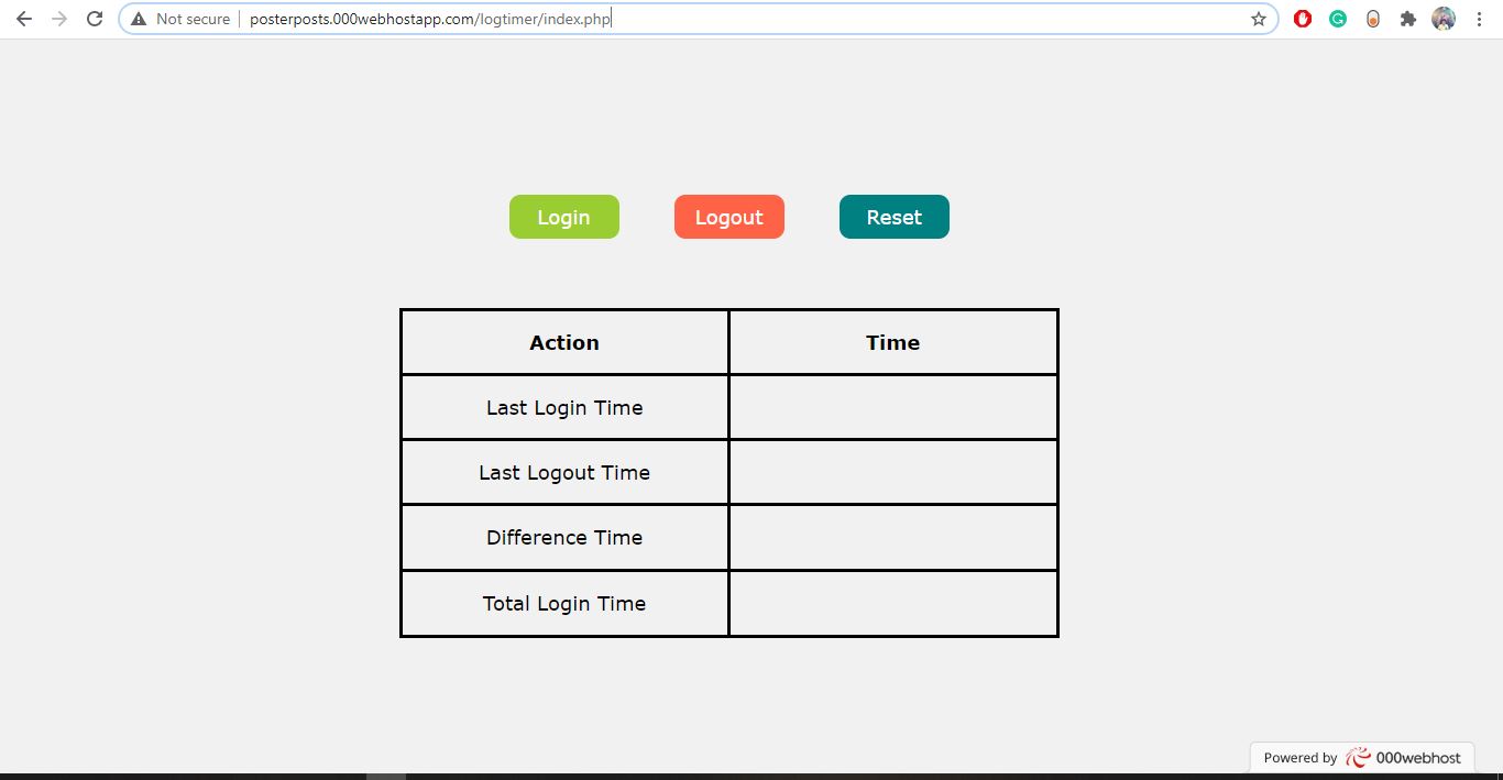 GitHub - 0018akhil/logtimer