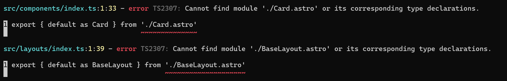 Cannot re-export astro component in .ts file · Issue #6858 · withastro ...