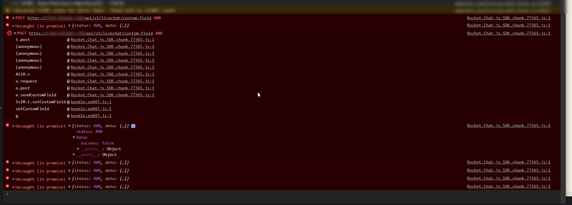 [Regression] LiveChat Custom Field Endpoint does not exist · Issue 350