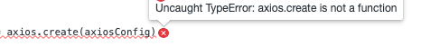 axios upgrade from ^0.21.4 to 1.3.3 axios.create not a function · Issue ...