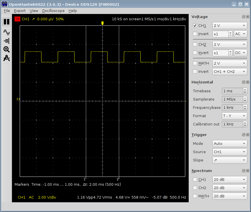 sainsmart oscilloscope trouibleeshooting