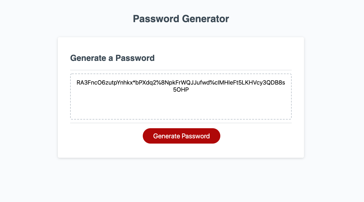 GitHub - kaileymorter/password-generator