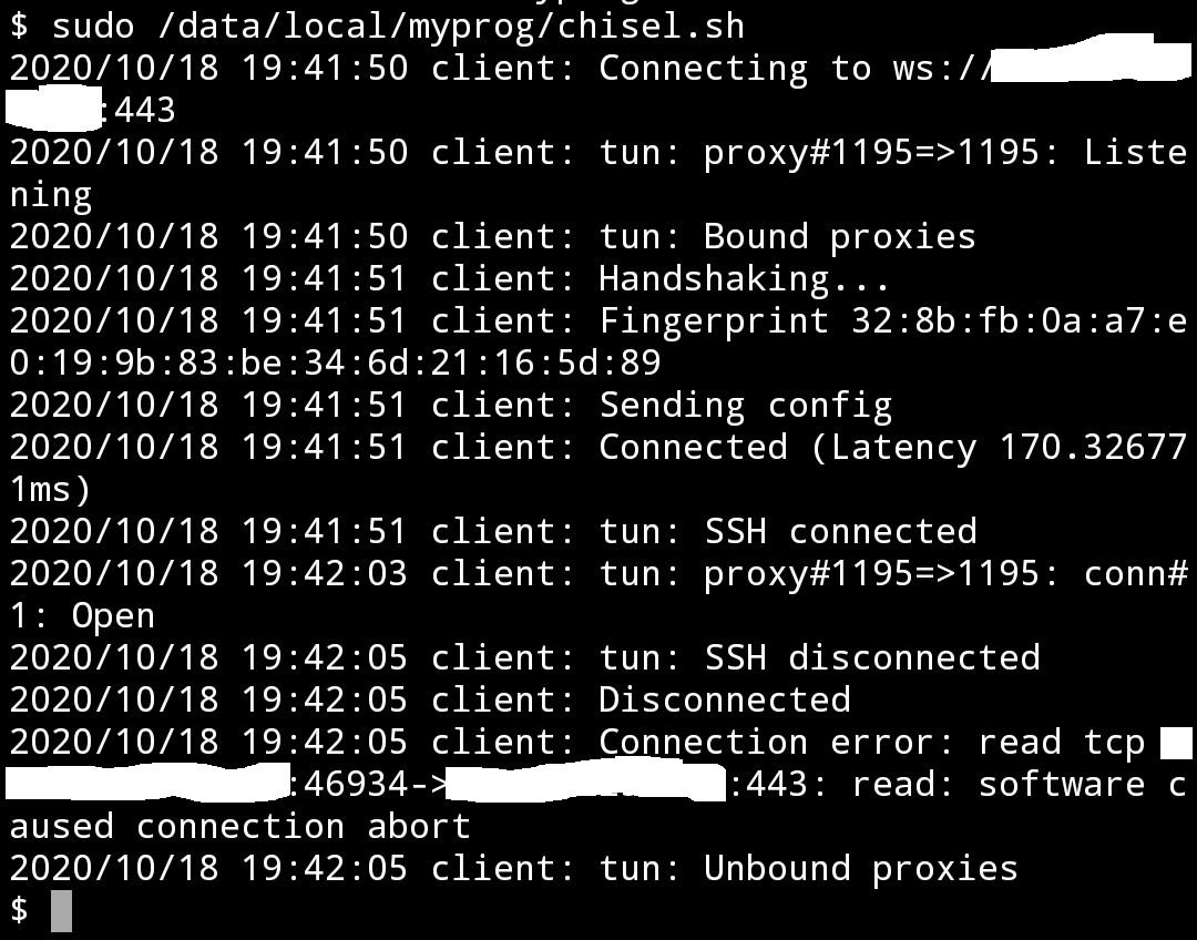 Issue reconnect on Android · Issue 203 · jpillora/chisel · GitHub