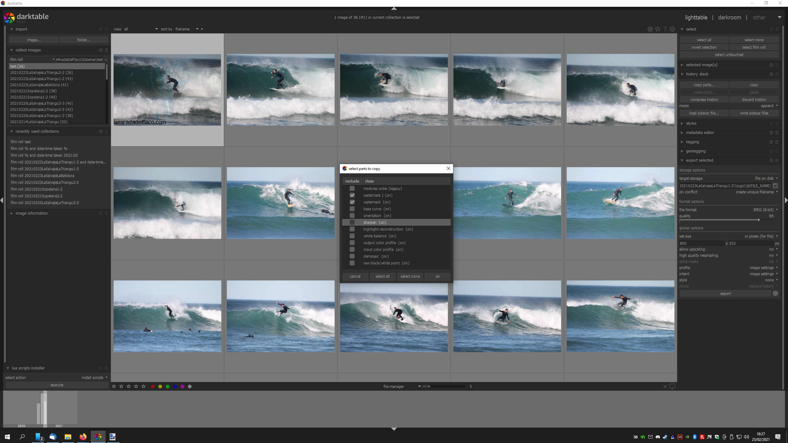 Corrupt images when copy multiple watermarks at the same time. · Issue