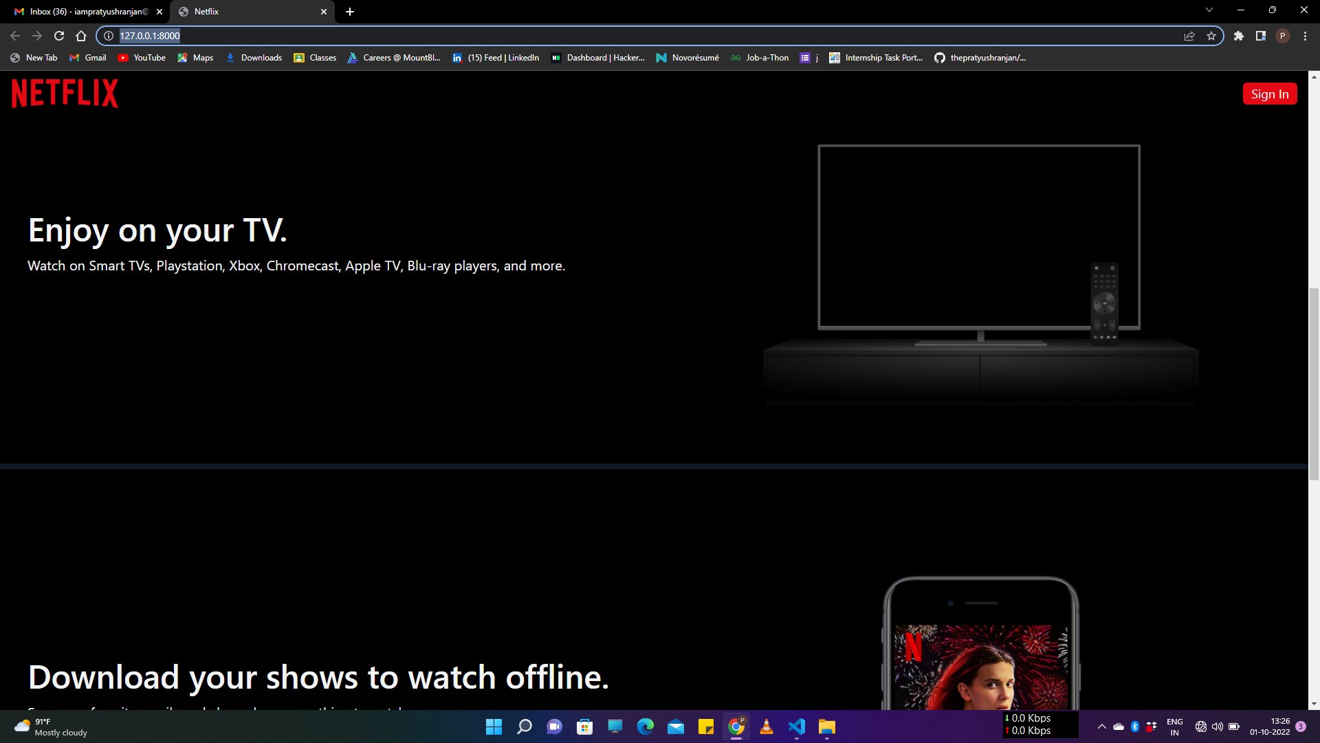 Github Thepratyushranjan Netflix Clone