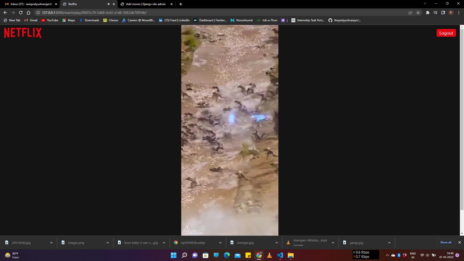 Github Thepratyushranjan Netflix Clone