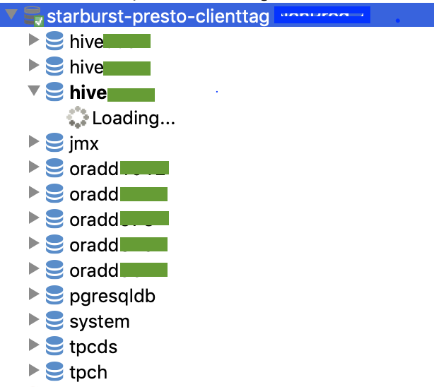 DBever (by default) extract all schemas from the connectors configured