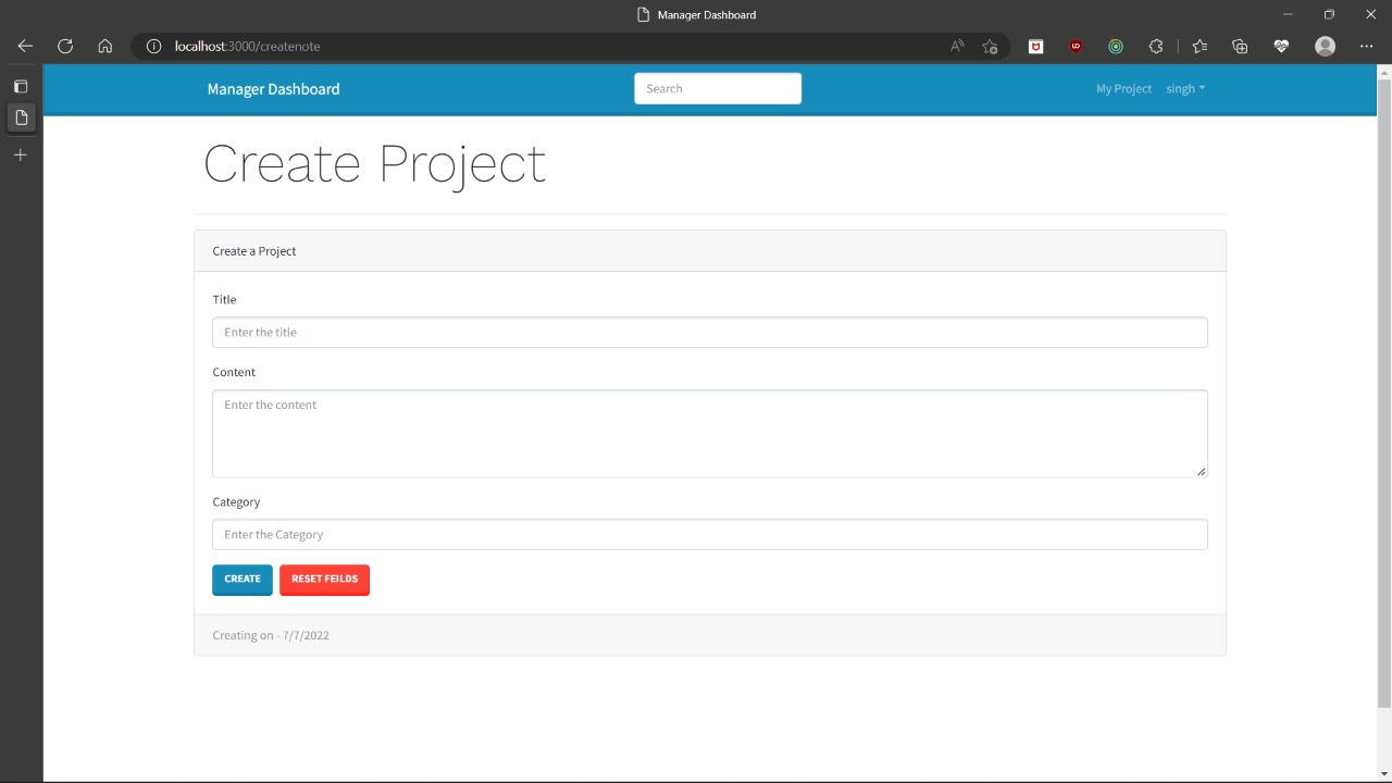 GitHub - ajaygupta25297/Project_Manager: It is a project manager web ...