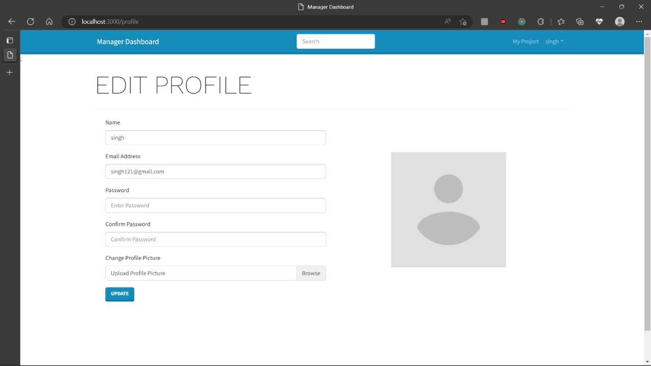GitHub - ajaygupta25297/Project_Manager: It is a project manager web ...