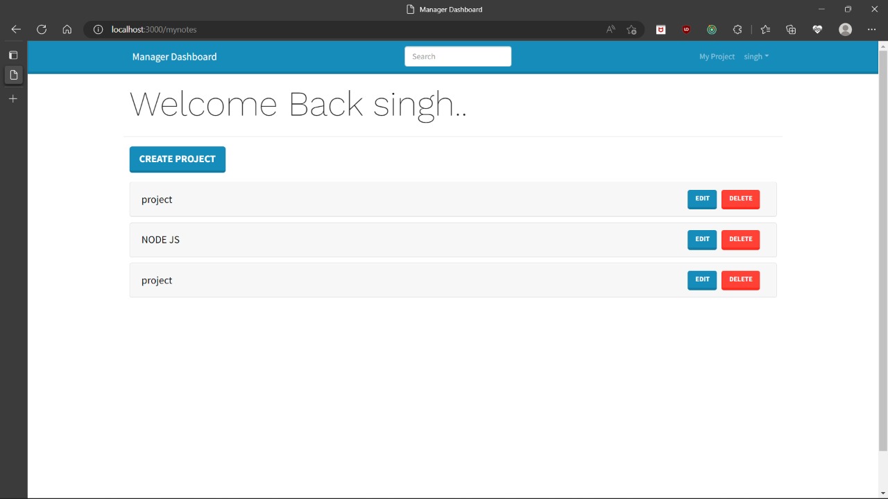 GitHub - ajaygupta25297/Project_Manager: It is a project manager web ...