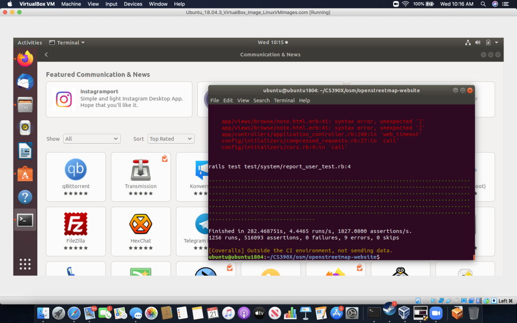 Ubuntu18Errors