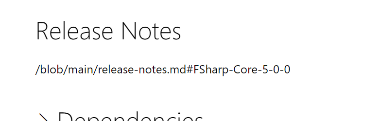 Release notes in nuget is wrong · Issue #10278 · dotnet/fsharp · GitHub