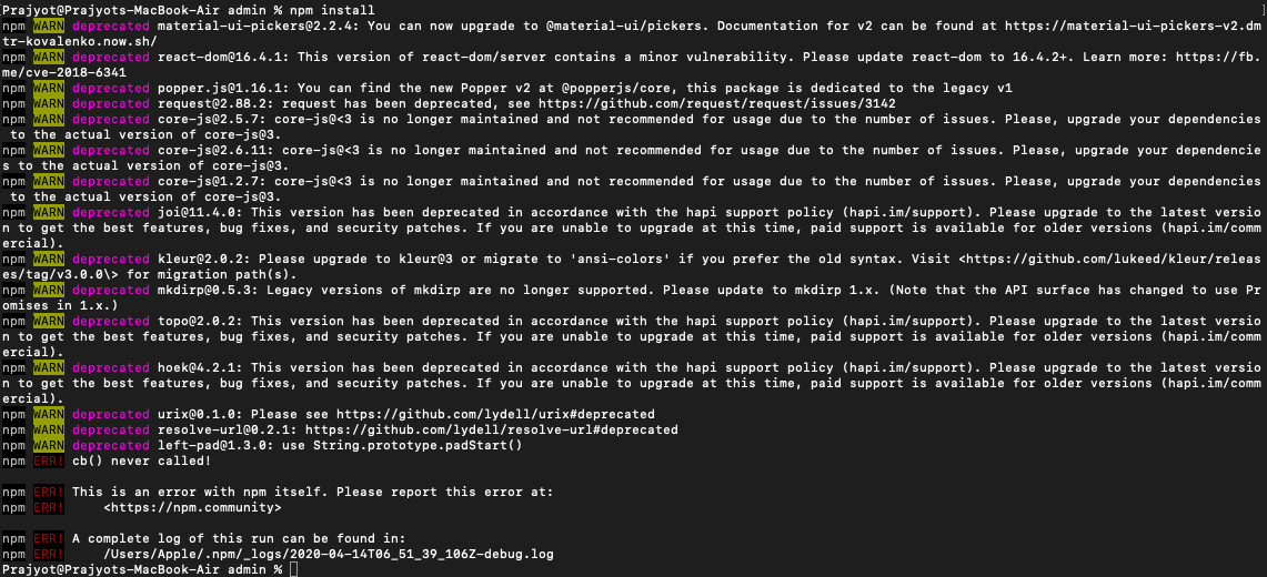 [npm install] · Issue #1150 · npm/cli · GitHub