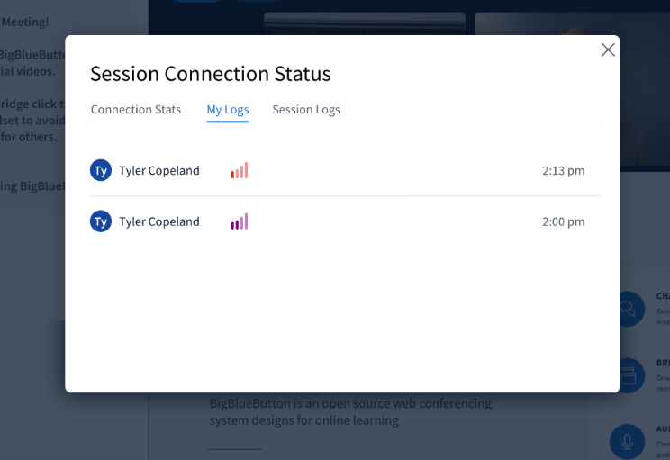 Refactor Connection Status UX · Issue #13231 · bigbluebutton ...