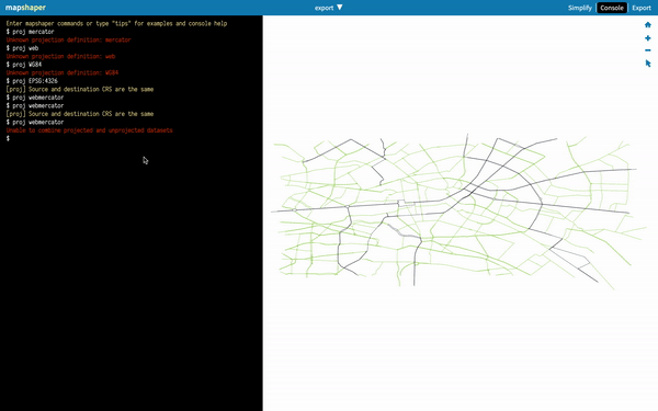 proj webmercator issues(on polylines?) · Issue #419 · mbloch/mapshaper ...
