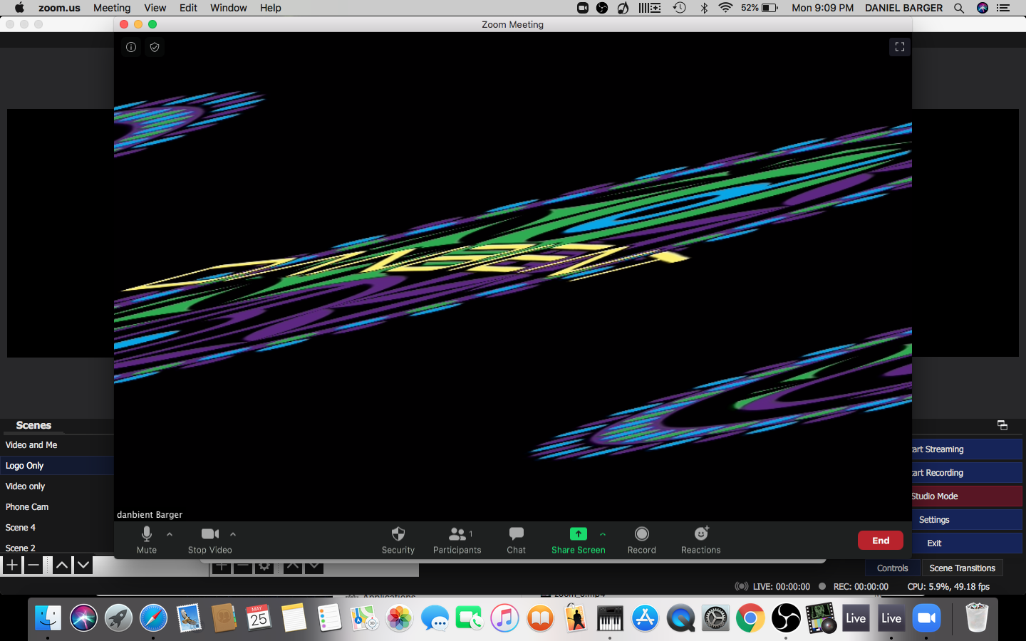 obs virtual camera zoom blurry