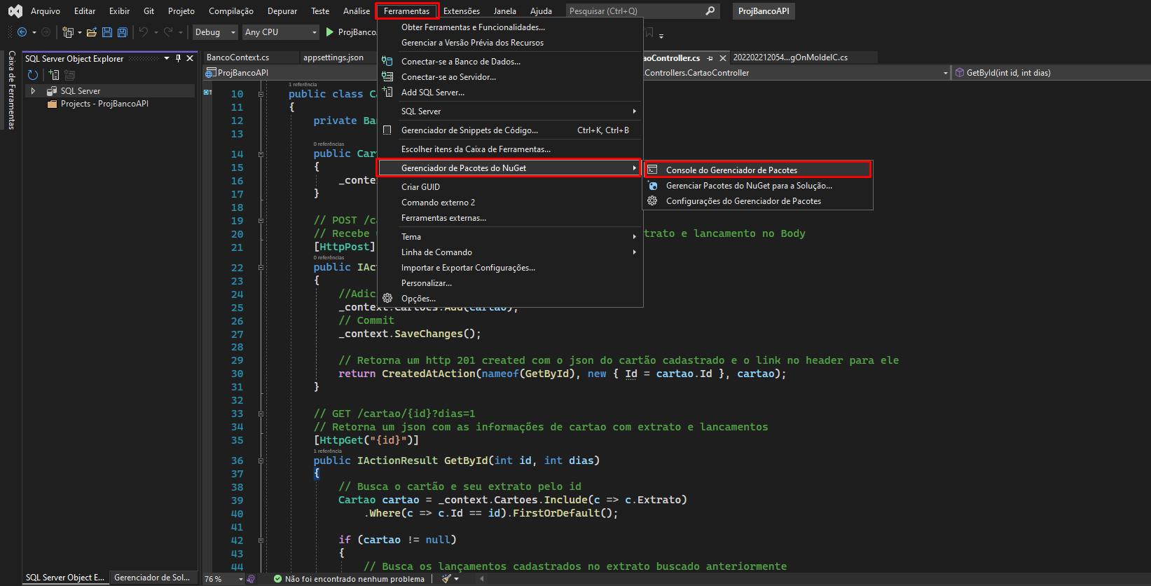 GitHub - gustavo-melo2/ProjBancoAPI