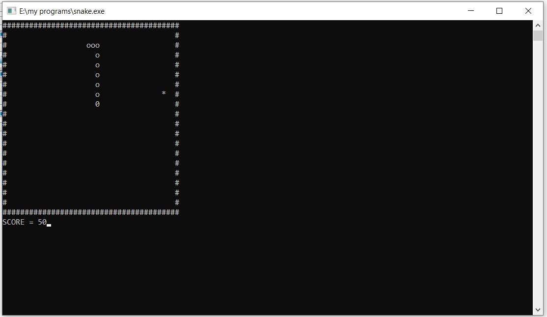 GitHub - cezainmajeed/Snake-Game: A mini snake game written in C language