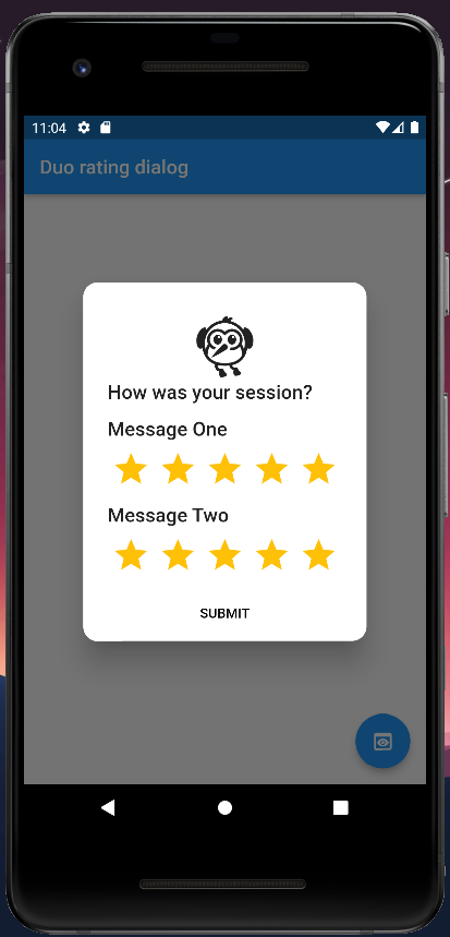Flutter duo_rating_dialog package