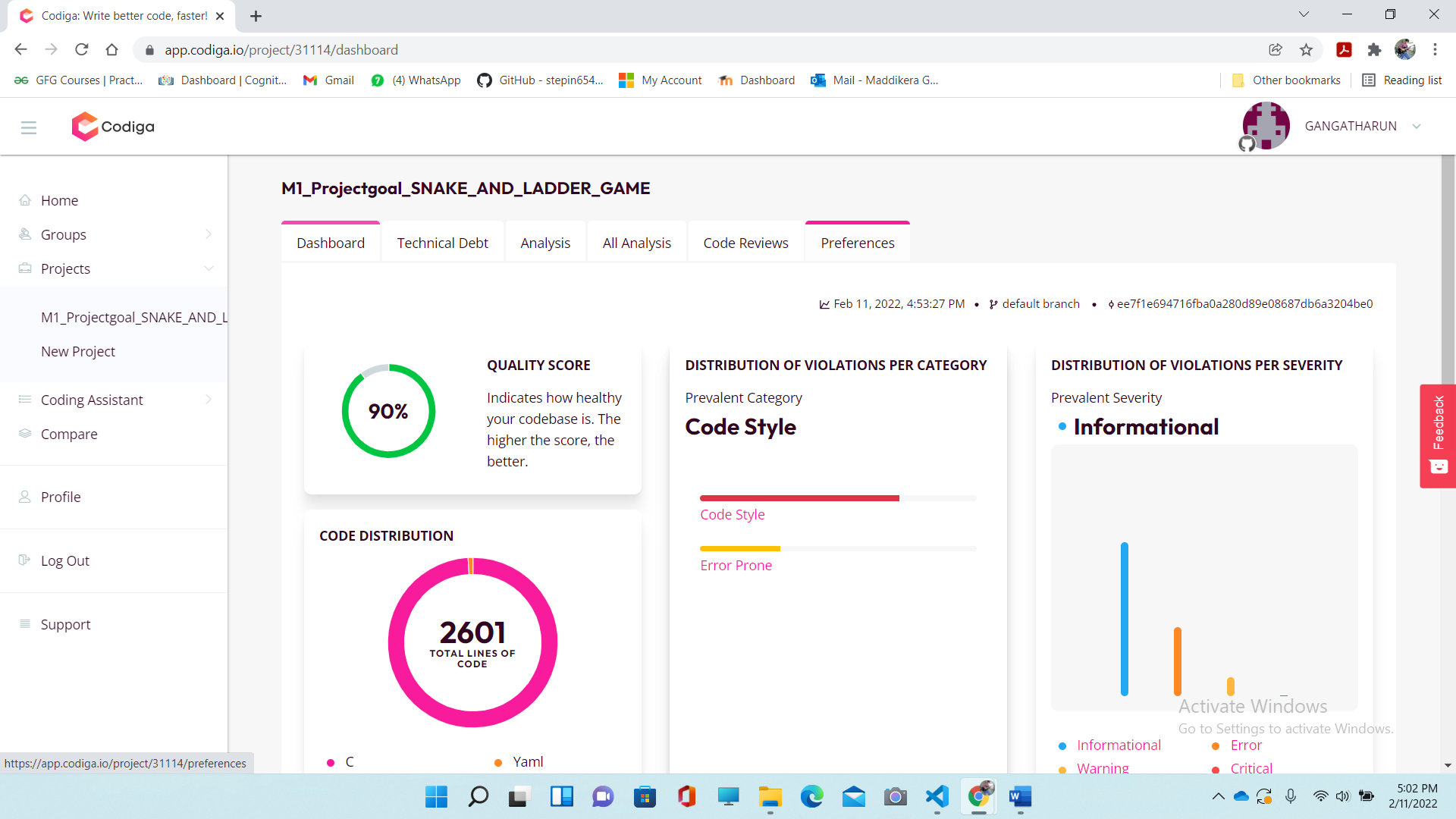 GitHub - GANGATHARUN/M1_Projectgoal_SNAKE_AND_LADDER_GAME: The game ...