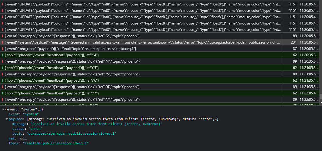 Realtime closes after few seconds · supabase · Discussion #9146 · GitHub