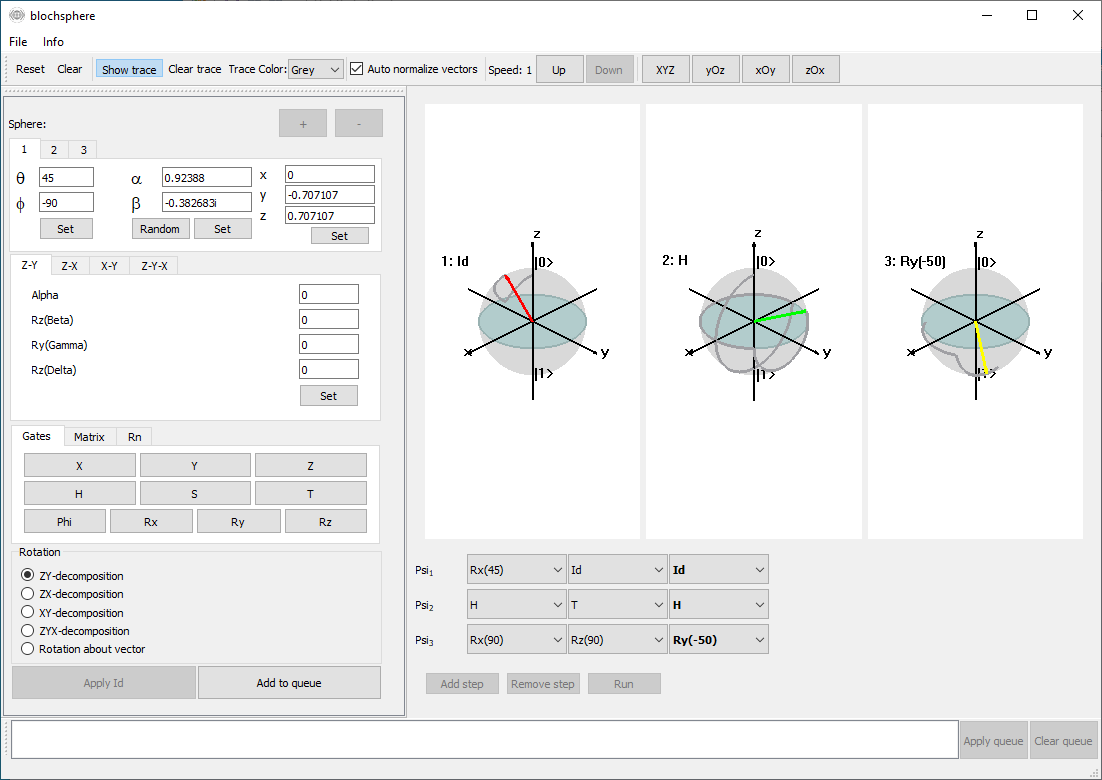GitHub - baseoleph/blochsphere: A Bloch sphere emulator program.