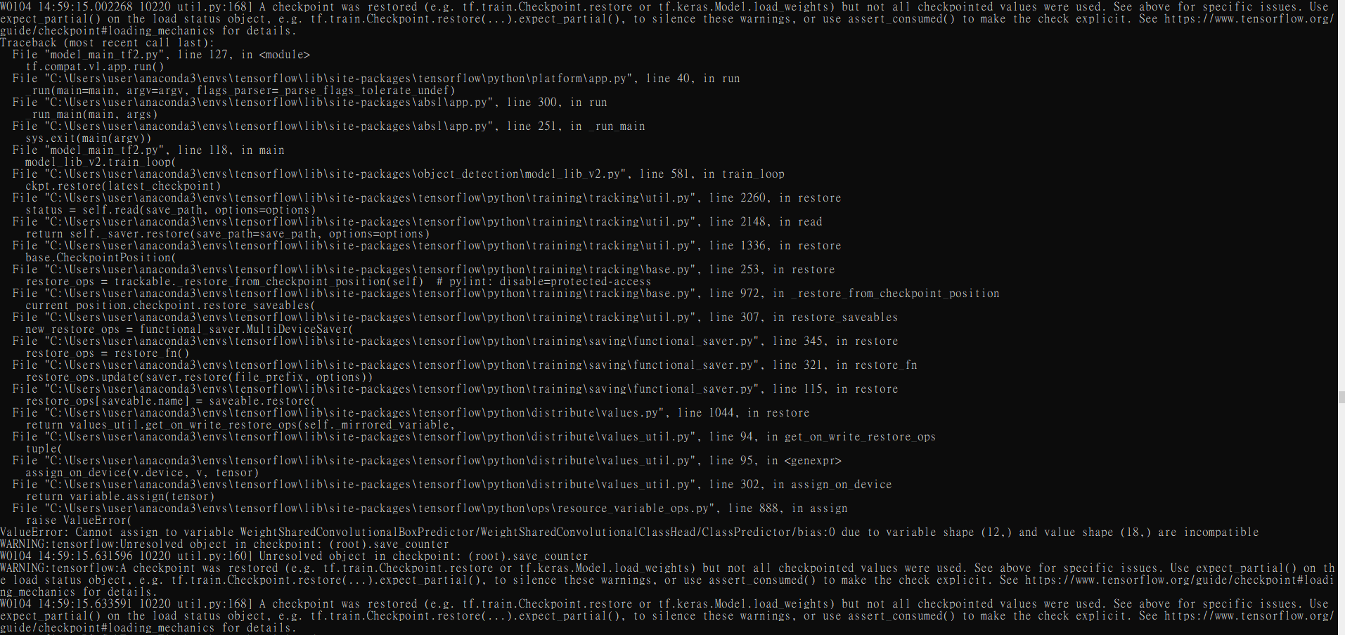 error reported while using tensorforestestimator. ... When I using my data ,I got some error on it. Can you help me? · Issue ...