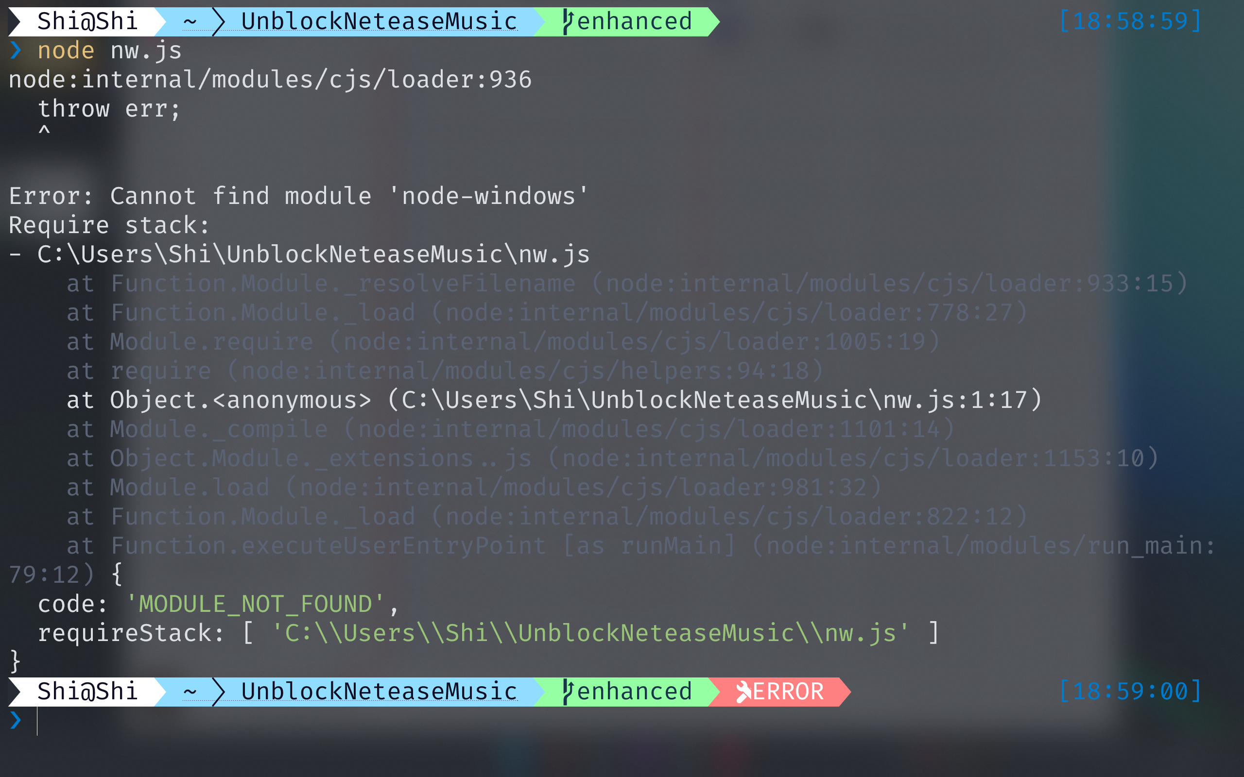 注册windows服务失败，提示"Error: Cannot find module 'node-windows'" · Issue #186 ...