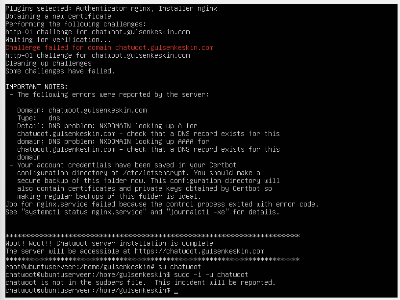 Installing Chatwoot via Linux VM Script · Issue #4452 · chatwoot ...