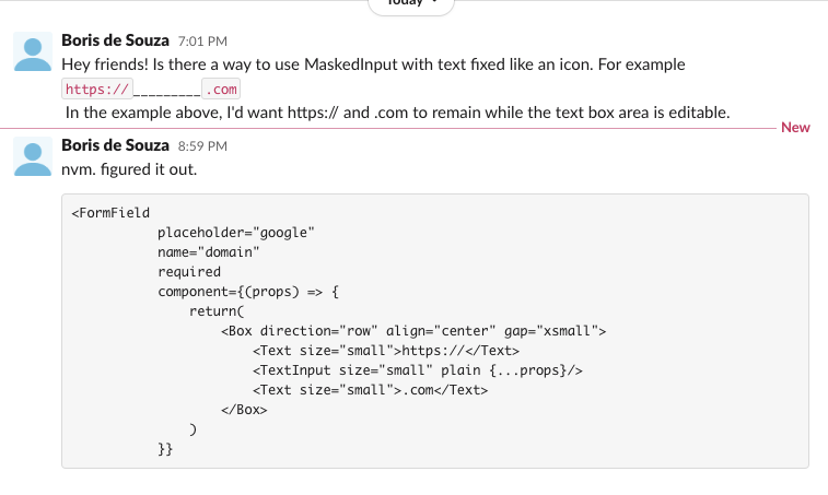 MaskedInput component is indistinguishable from a placeholder · Issue ...