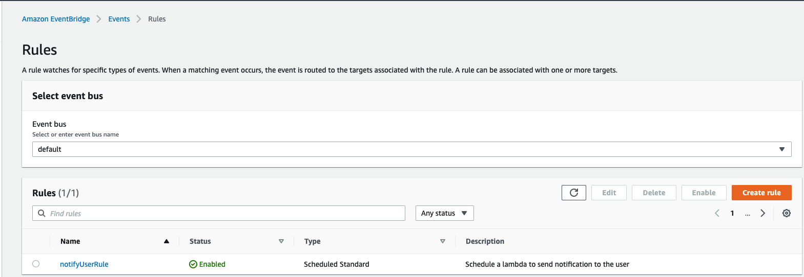 Putting a Lambda Target to a EventBridge Rule does not trigger it, and ...