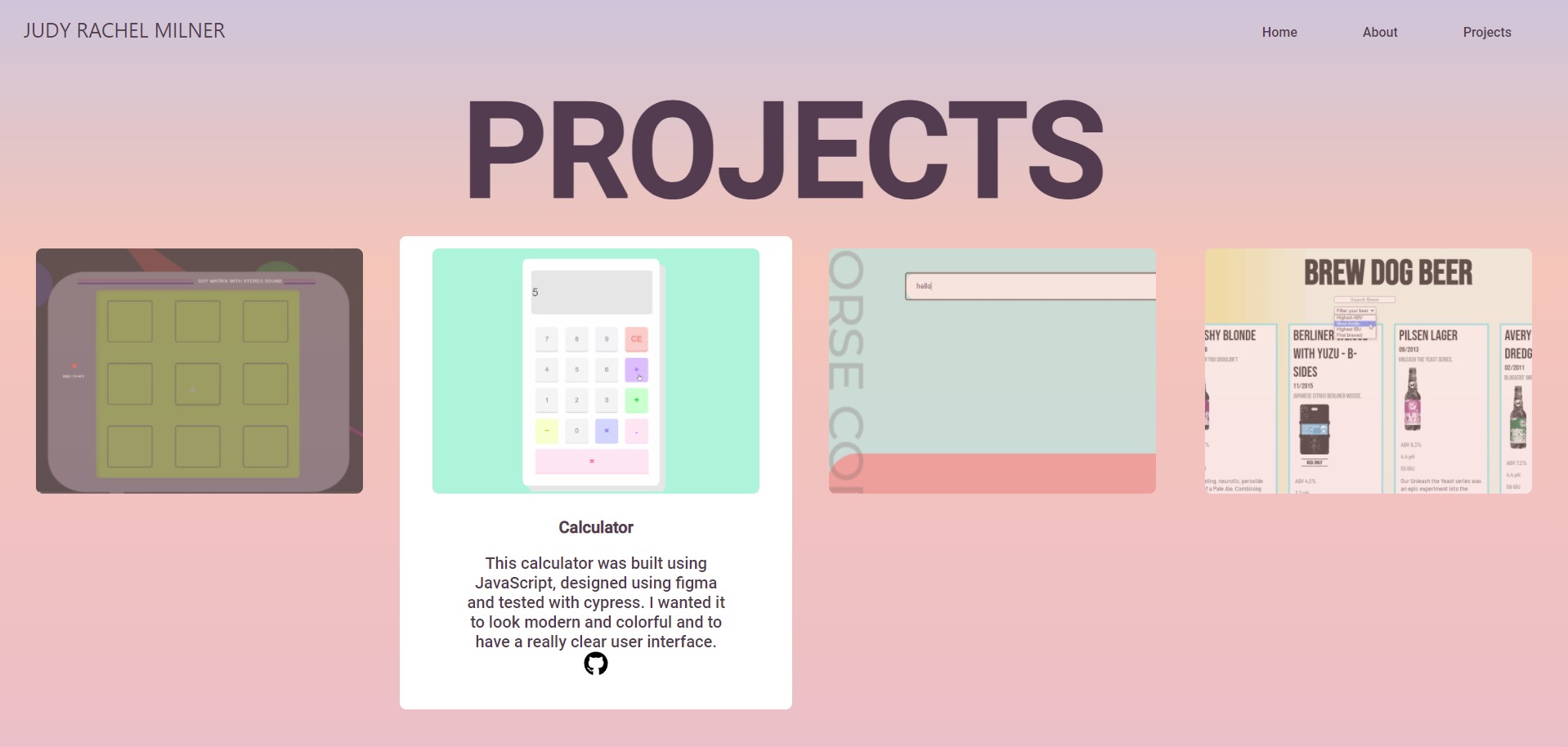 GitHub - juderem/judy-portfolio: Web Development Portfolio created ...