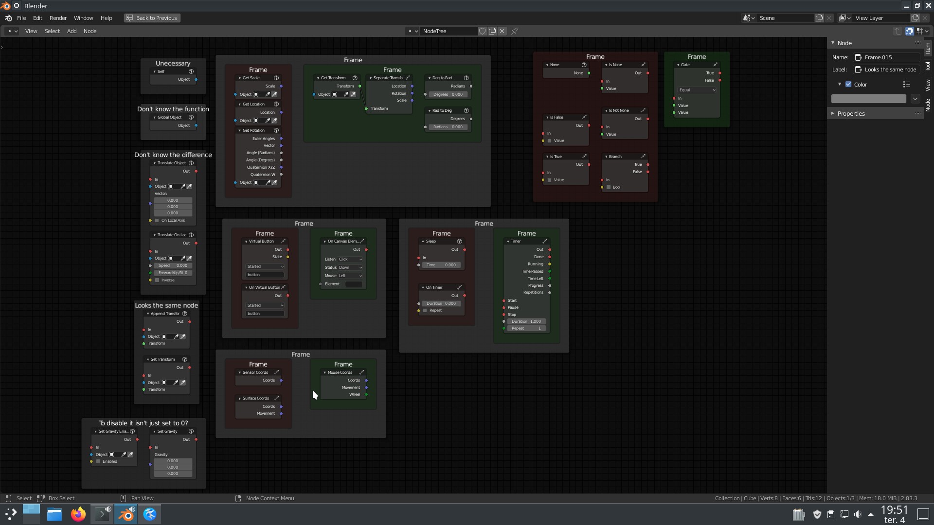 nodes