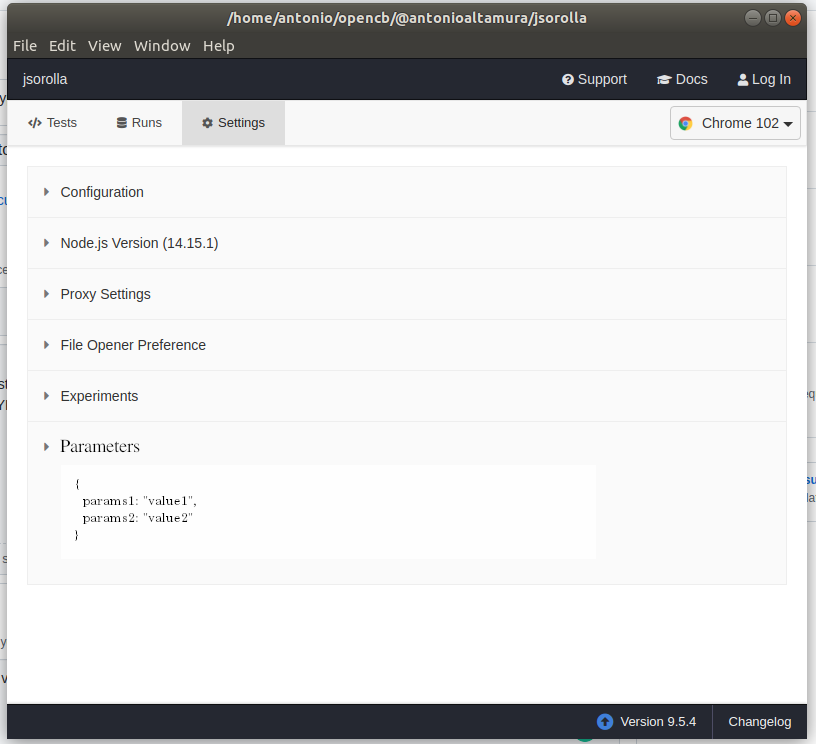 Improve Test launcher with custom params · Issue 21646 · cypressio/cypress · GitHub