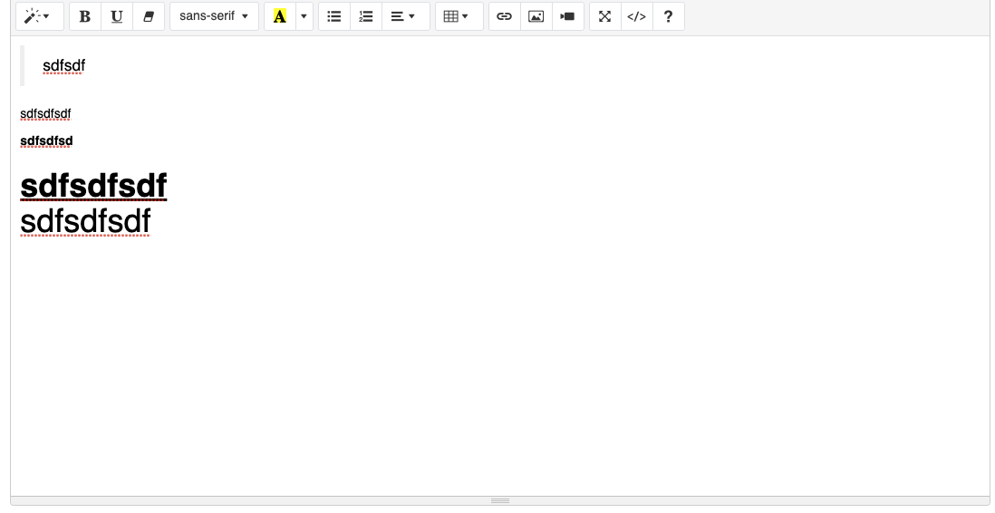 Styles toolbar selection not added to innerText Summernote Lite · Issue 3966 · summernote
