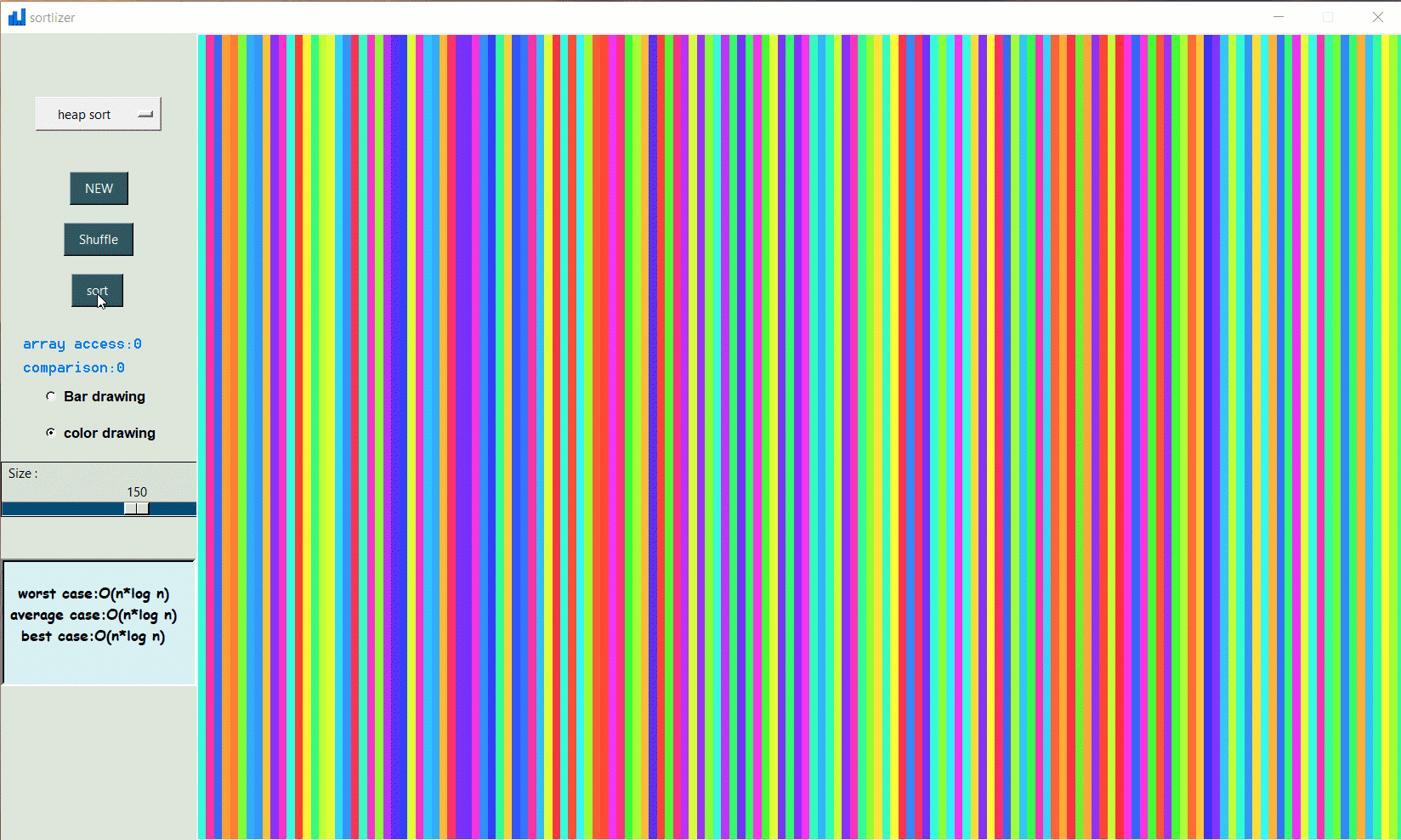 GitHub - smeekas/sorting-algorithm-visualizer